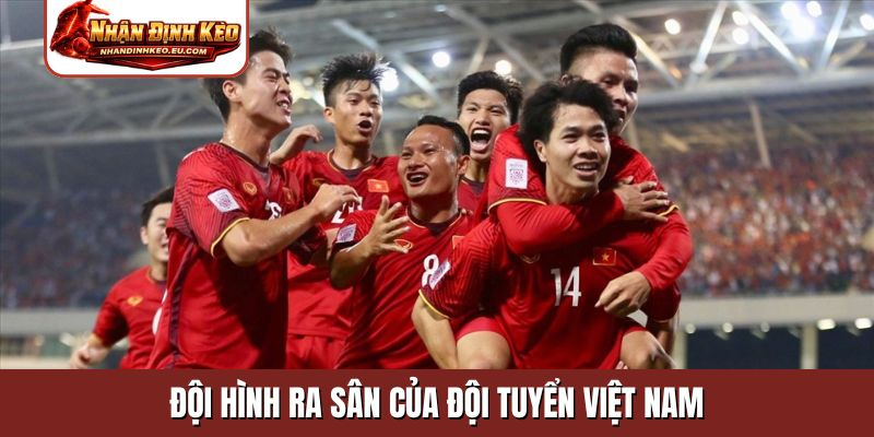 Đội hình ra sân của đội tuyển Việt Nam